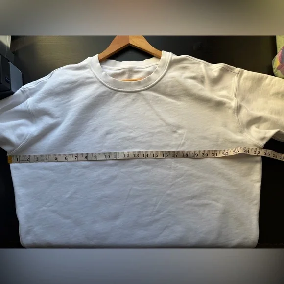 Lululemon Athletica White Perfectly Oversized Crewneck Sweatshirt size XL EUC - Picture 6 of 6